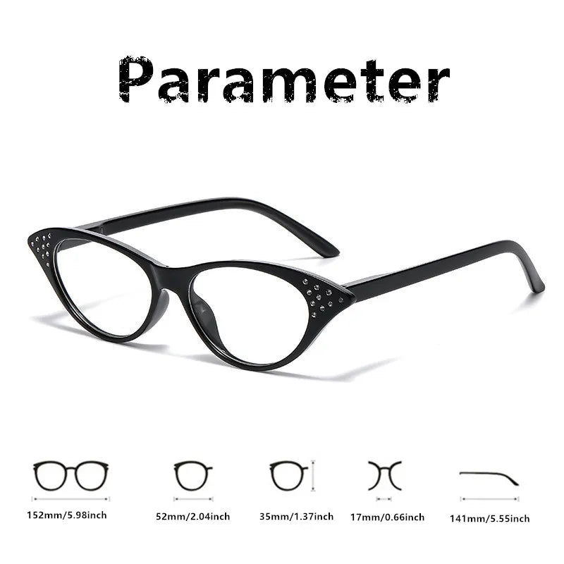 New Reading Glasses Man /Woman,  Cat Eye Rhinestone Readers /Unisex Fashion Blocking "Blue Light " Eyeglasses,    4 Colorful Styles, LOTS of Reader RX's, and Lots to pick from.