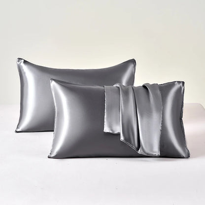 2pcs Satin Pillowcase for Skin and Hair, Satin Pillow Cases Set of 2 Soft Breathable Smooth Cooling Pillow Covers for Sleeping, Great Gifts.  Lots of colors BUT, GOLD is Hughley AVailable!!!  All others Drop down a Lot so  BL