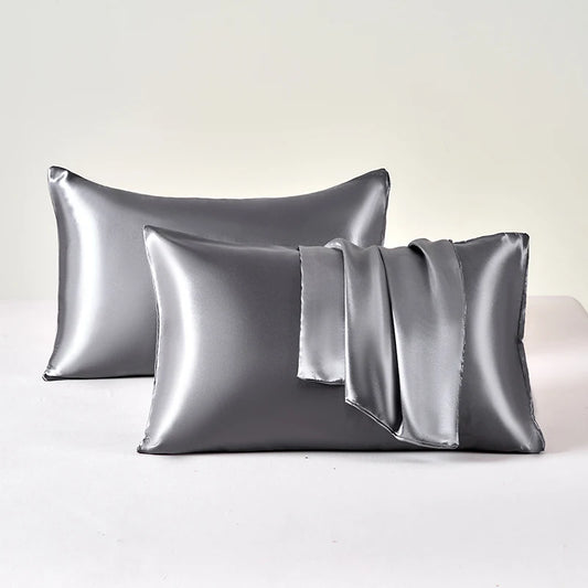 2pcs Satin Pillowcase for Skin and Hair, Satin Pillow Cases Set of 2 Soft Breathable Smooth Cooling Pillow Covers for Sleeping, Great Gifts.  Lots of colors BUT, GOLD is Hughley AVailable!!!  All others Drop down a Lot so  BL