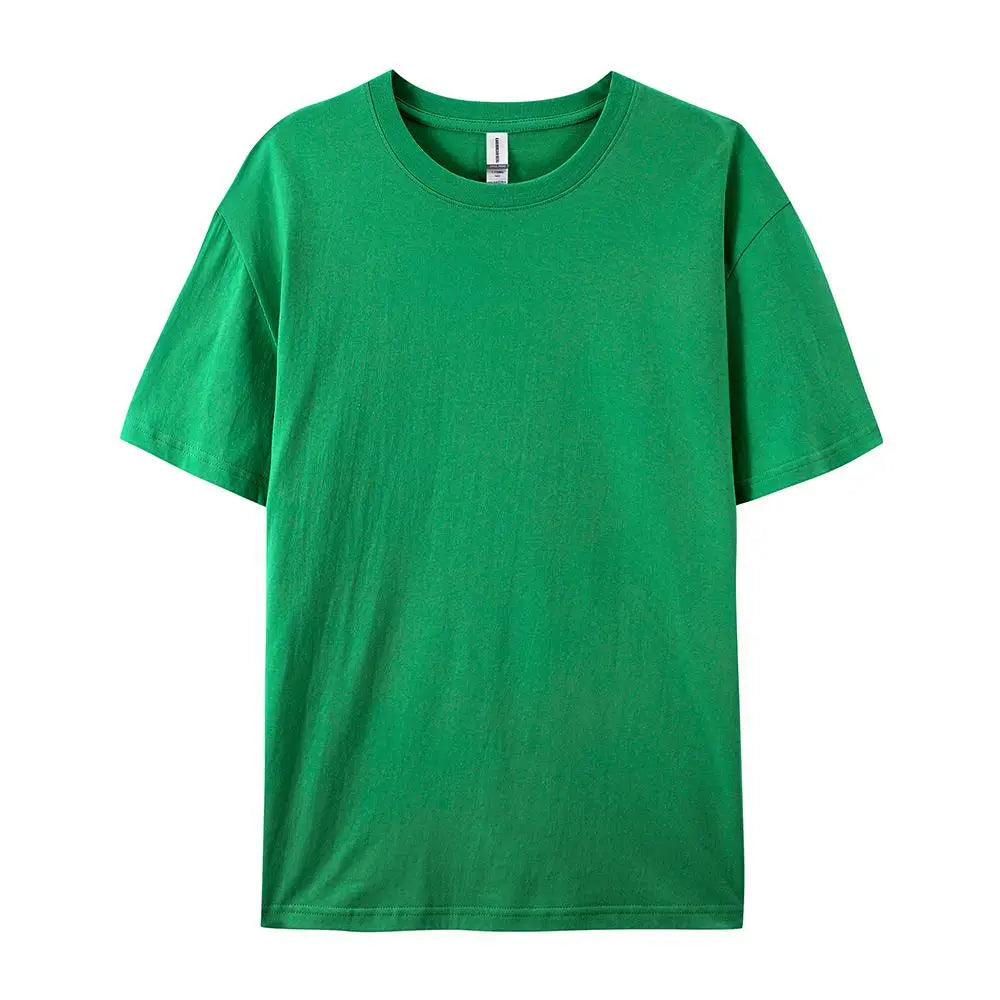 100% Cotton Solid T-shirts for Men / Woman, older Teens, Short Sleeve Fashion Brand Trend,  Casual Soft Clothing Tees,  Customized Products,  Summer Tops, ,