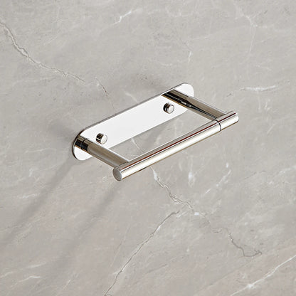 304 stainless steel toilet paper holder.  Can be non punched, screw punched, rotatable toilet paper holder, wall toilet roll paper