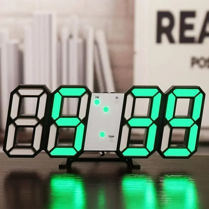 FUN Digital Wall Clock for Kitchen or Office.   Desk,  Electronic Alarm,   Modern Home Decoration for Bedroom Decor Interior Led Table Clocks Living Room