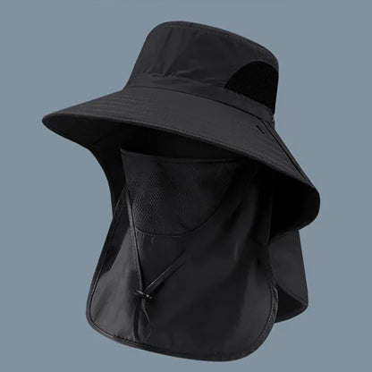 Summer Sun Hats, UV Protection for  Outdoor Hunting,  Fishing Cap For Men /Women Hiking, Camping,  Visor Bucket Hat Neck Flap, Fisherman Hat