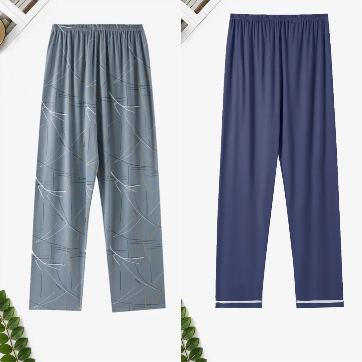 Mens Pajama Pants for Autumn and Winter, Spring & Fall. Can Be Worn Outside or  at Home