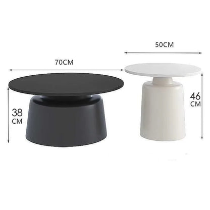 Luxury Simple Coffee Table Nordic Vintage Premium Aesthetic Side Table Creative Storage Table, Living Room Furniture