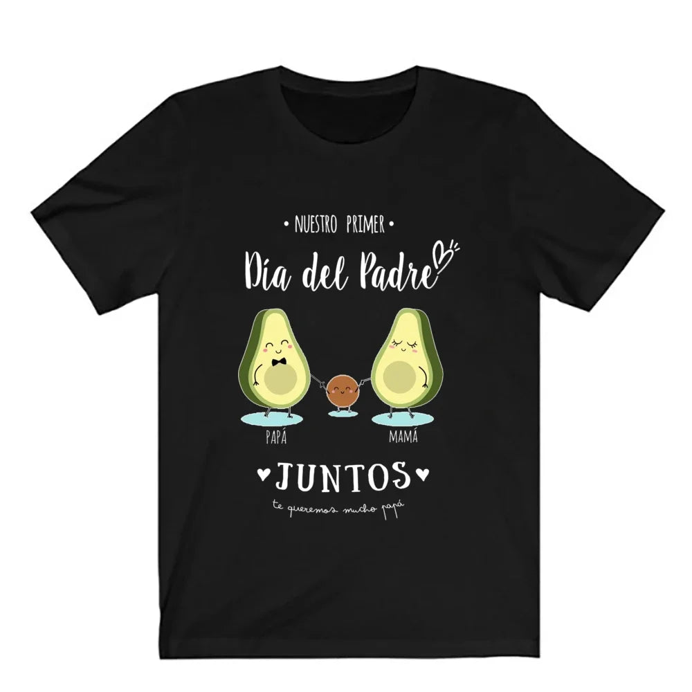 Our First Father's Day Together,  Family Matching Outfit.   Infant Romper+Daddy T-Shirt Family Clothing . Fathers Day Best Gifts