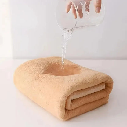2PC Bath Towels Set,  Super Soft Highly Absorbent, Quick-drying  Velvet Bath Towels for Adults Hotel & Spa Use