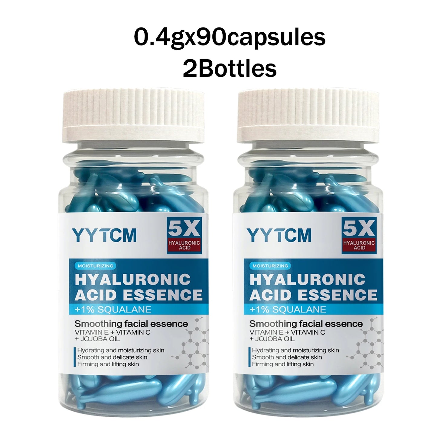 Hyaluronic acid for deep moisturizing capsule essence, deep moisturizing and brightening skin essence (0.4gx30 capsules)/bag -1 bag.  Beautiful skin for Special Occasions AND Everyday