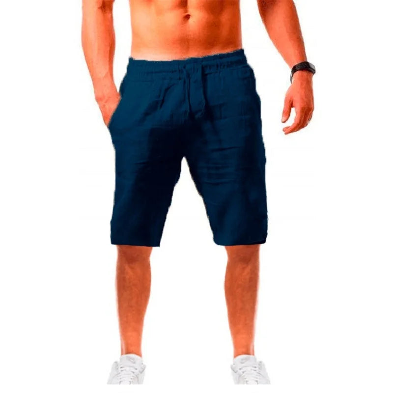 Men's Cotton /Linen Shorts / Pants.  Summer,  Breathable,  Solid Color Linen Trousers. Fitness Streetwear S-3XL. Great Gift for Fathers Day this year!!!