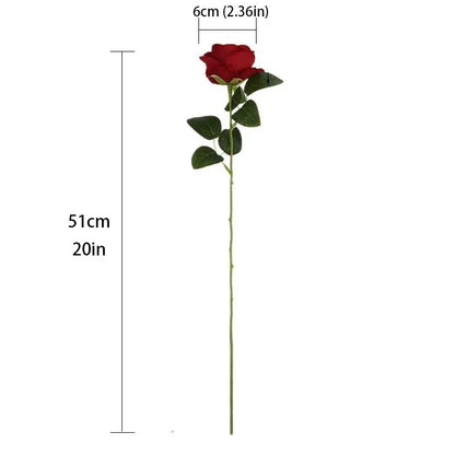 1/5/10/20pcs Roses Artificial Flowers Rose Flower Branch Artificial Red Roses Realistic Fake Rose for ANY SPECIAL OCCASION including PATRIOTIC, Home Decor