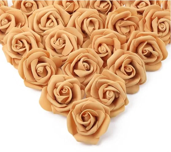 10/20/50Pcs Artificial Foam Rose Flowers,  Fake Flower for Home,  Room,  Decor for  Wedding Party, Halloween, Thanksgiving,  Christmas, Valinrtines Day