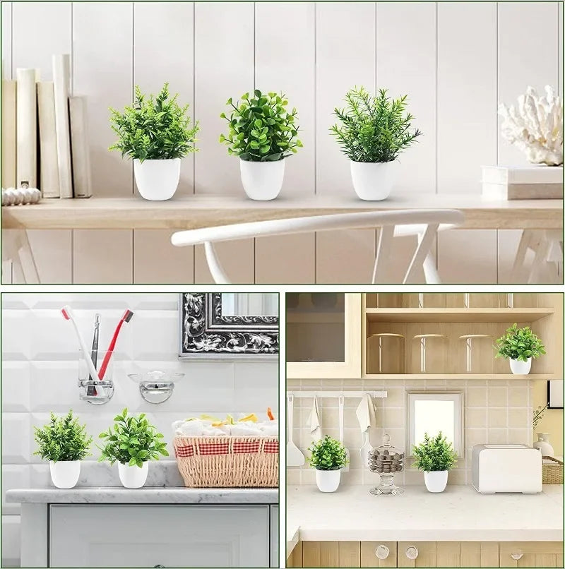 Potted Artificial  Bonsai Plants, Indoor/Outdoor Decorations.
