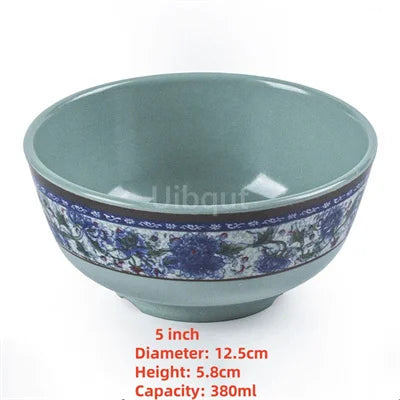 4.5 -5 inch 2 -10 piece set,  Break resistant Melamine Bowl for Thickened Flower Rice Soup or snacks.