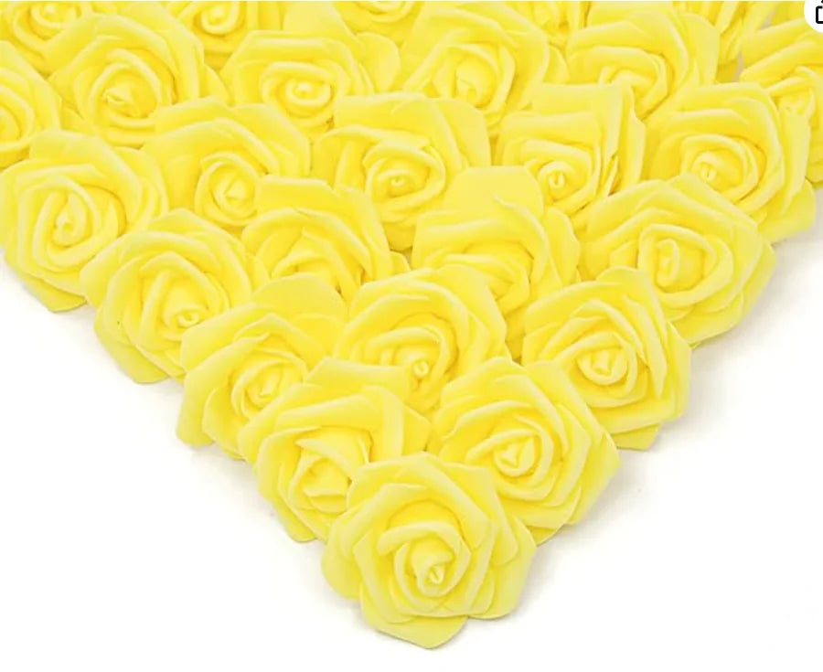 10/20/50Pcs Artificial Foam Rose Flowers,  Fake Flower for Home,  Room,  Decor for  Wedding Party, Halloween, Thanksgiving,  Christmas, Valinrtines Day