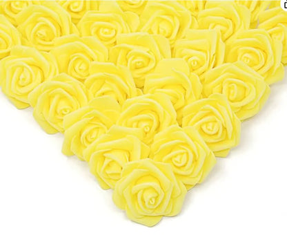 10/20/50Pcs Artificial Foam Rose Flowers,  Fake Flower for Home,  Room,  Decor for  Wedding Party, Halloween, Thanksgiving,  Christmas, Valinrtines Day