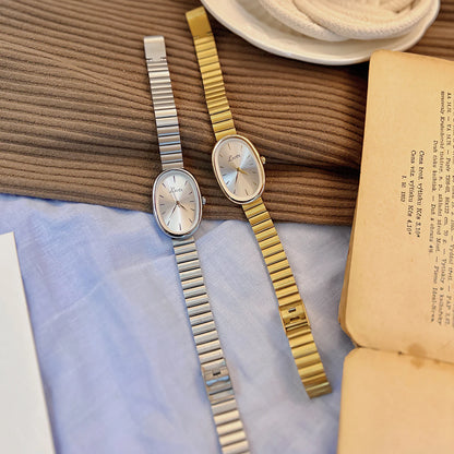 1pc Fashionable Women's Watch With Gold Bracelet, Vintage & Luxury  Style, Elegant & Versatile Quartz Watch  for ladies