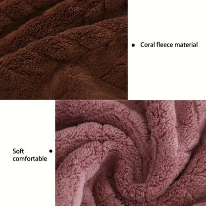 High quality thick velvet bath towels, soft and absorbent towels, sports beach towels for home and hotel use