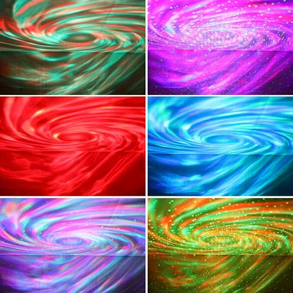 LED NightLights Galaxy Projector,  Remote Control 5V USB Rechargeable, Starry Sky Lamp,  DMX Sound Active, 7 Modes.  Bedroom Family Room