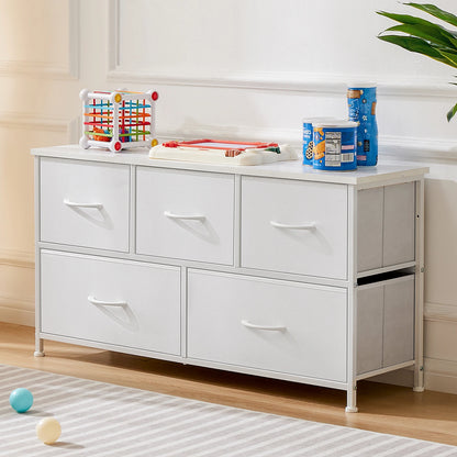 Wardrobes For Bedroom With 5/7/10 White Lover Fabric Drawers, Chest Wardrobe Closet For Storage Cabinet, Bedroom  Furniture