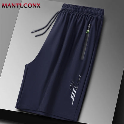 Summer Men's Shorts,  Cool Sportswear,  Running Shorts,   Casual Bottoms for  Fitness,  Training,  Jogging, Short Pants Men Black Gray