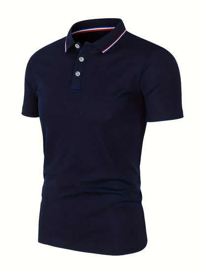 Sale on Men's Summer Casua, l Breathable, .Comfortable Polo Shirt.  Solid Colors, High Quality Short Sleeve Shirt