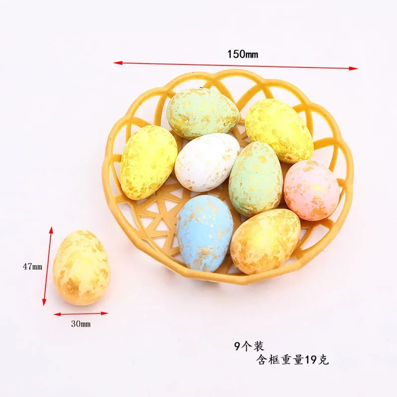 2025 Non-woven Fabric Easter Basket,  Kids Color Eggs Bucket, Welcome Spring Insect Butterfly Party, Happy Easter