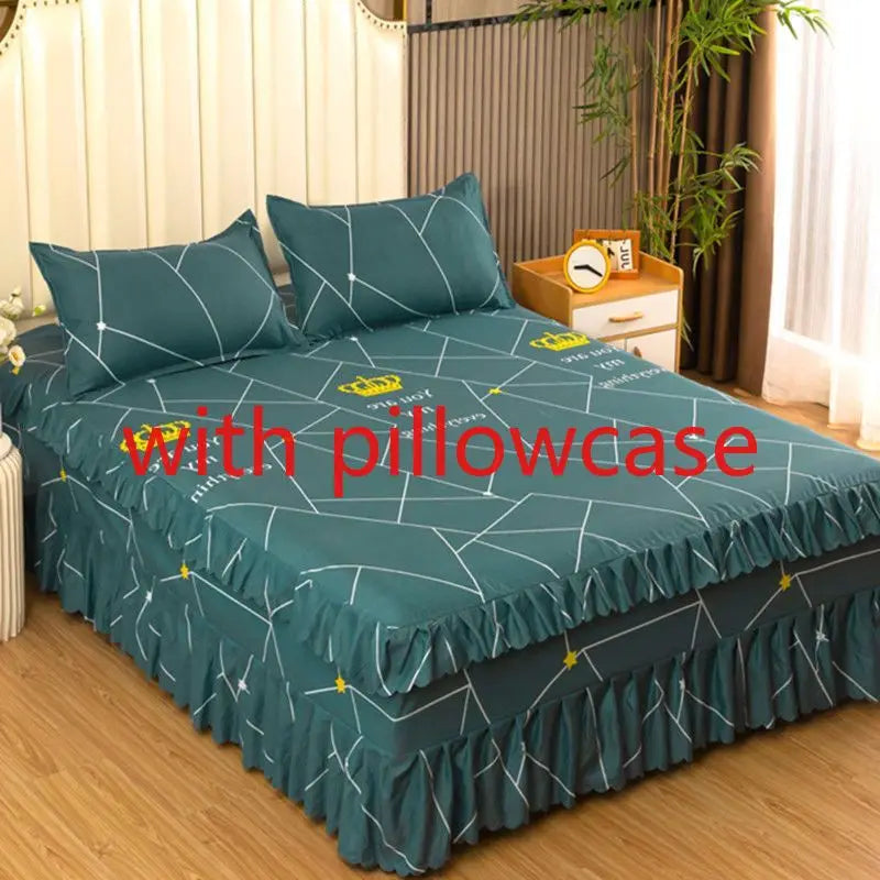 Sheet Set Household with Pillowcase Fashion Modern Water-proof Universal Skin-friendly Single Double Home Textile Bedding Luxury