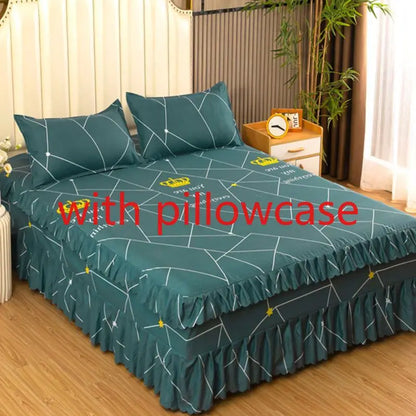Sheet Set Household with Pillowcase Fashion Modern Water-proof Universal Skin-friendly Single Double Home Textile Bedding Luxury