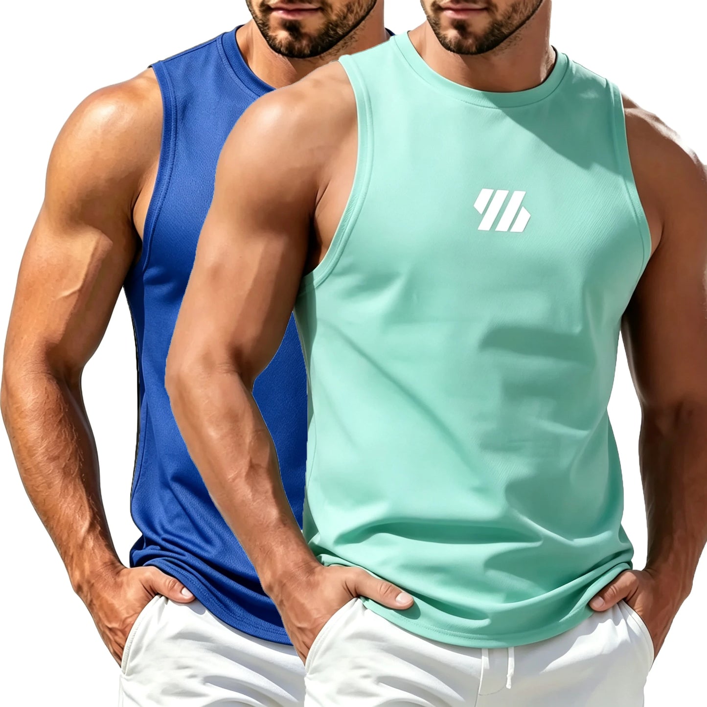 Men's Casual Fitness Tank Top. .  Sportswear Sleeveless Shirt. Mesh Breathable Tops.  Sports Vest Undershirt Mens sizing has to go UP 2 (TWO) SIZES for USA and EURO  SIZING.  NO RED Available!!!!