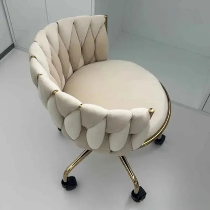 Pretty Vanity  Chair for Girls Bedroom,  Makeup Chair,  Girls Bathroom.  ,,Comfortable for Long Periods of Time,, Backrest,  Lift Swivel Chair
