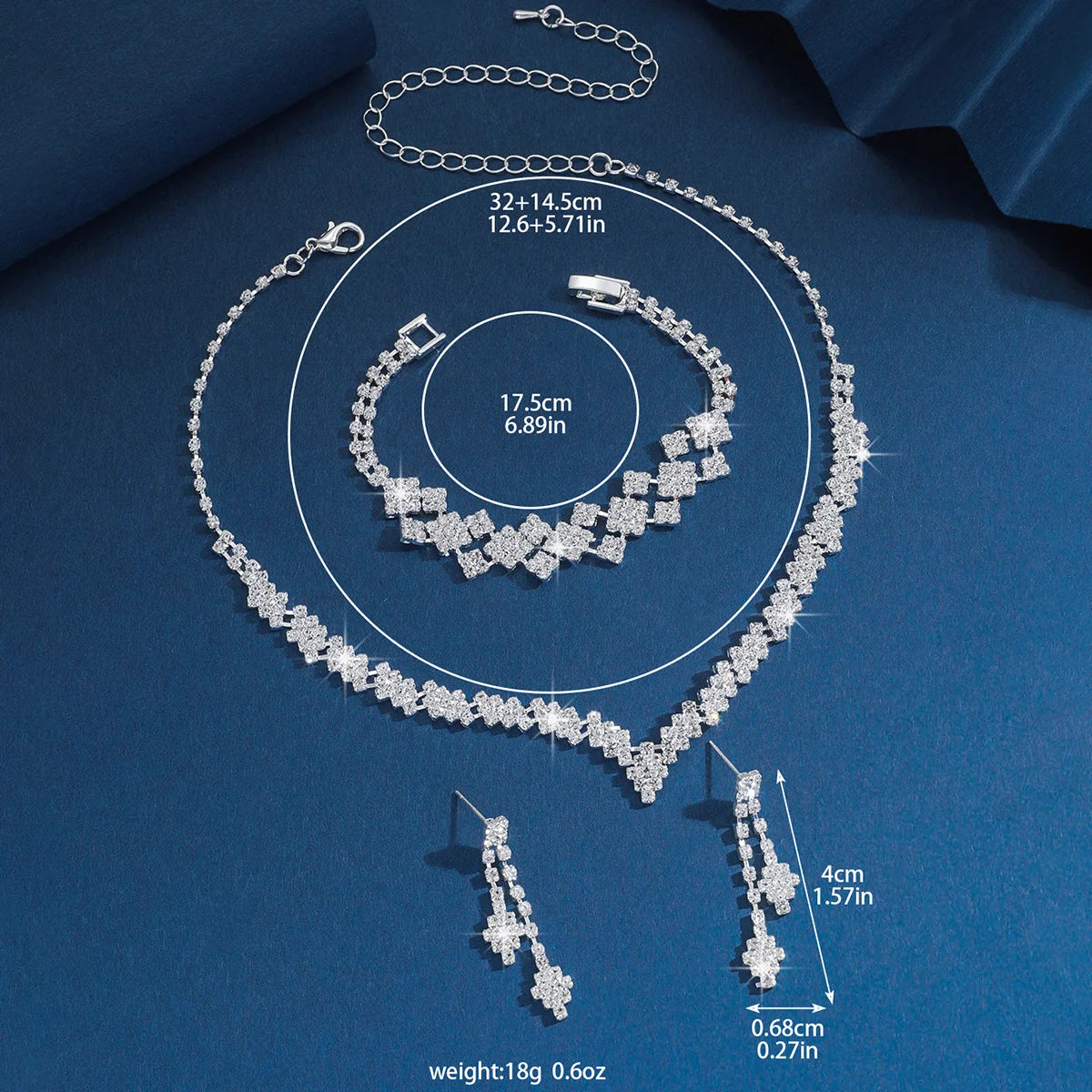 Fashionable silver plated rhinestone folding tassel earrings, necklace bracelet for weddings, Holidays, any Special Occasion such as Mothers Day!
