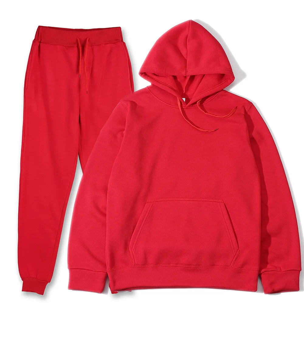 Men's Sports Sweat Suit  Fashion Tracksuit,  Womens  Hoodies + Pants,  Two Pieces Sets for  Running, Casual Sweatshirts Sweatpants Men's Clothing