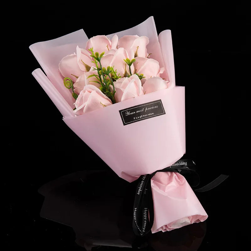 // Heads of Soap Flower Roses for Bouquet of  Artificial Flowers for  MOTHERS DAY GIFT, Christmas /Wedding /Birthday Party /Valentine's Day DIY Gift Home Decoration