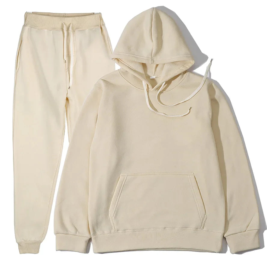 Men's Sports Sweat Suit  Fashion Tracksuit,  Womens  Hoodies + Pants,  Two Pieces Sets for  Running, Casual Sweatshirts Sweatpants Men's Clothing
