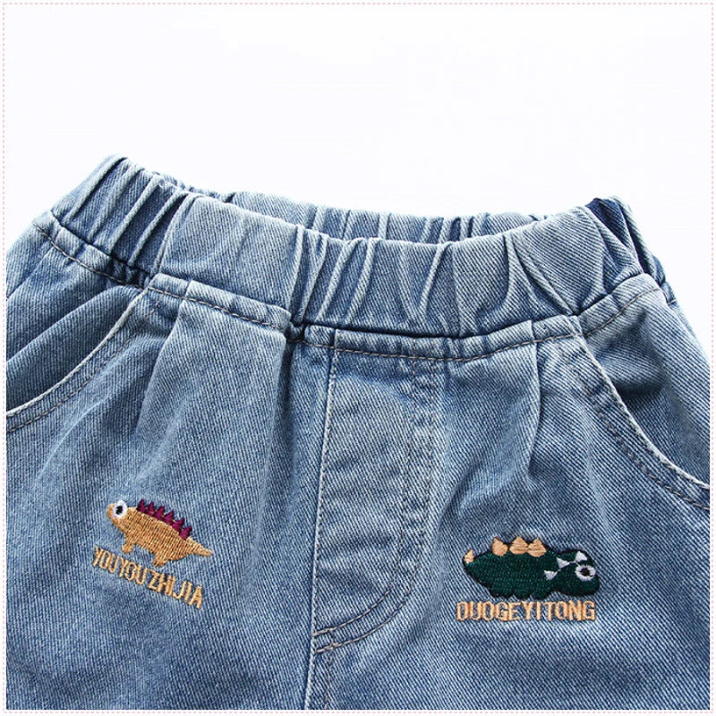 Baby Boys Shorts, Girls  Casual Jeans,  Kids Summer Shorts/Pants,  2-8 Years, Boy's Loose Denim Shorts
