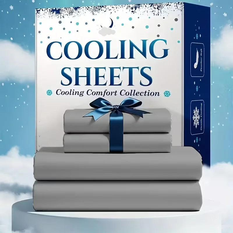 4pcs/6pcs Bamboo Cooling Queen Size Sheet Set - Childrens Bedding, Breathable And Comfortable - Fit for Hot Sleepers