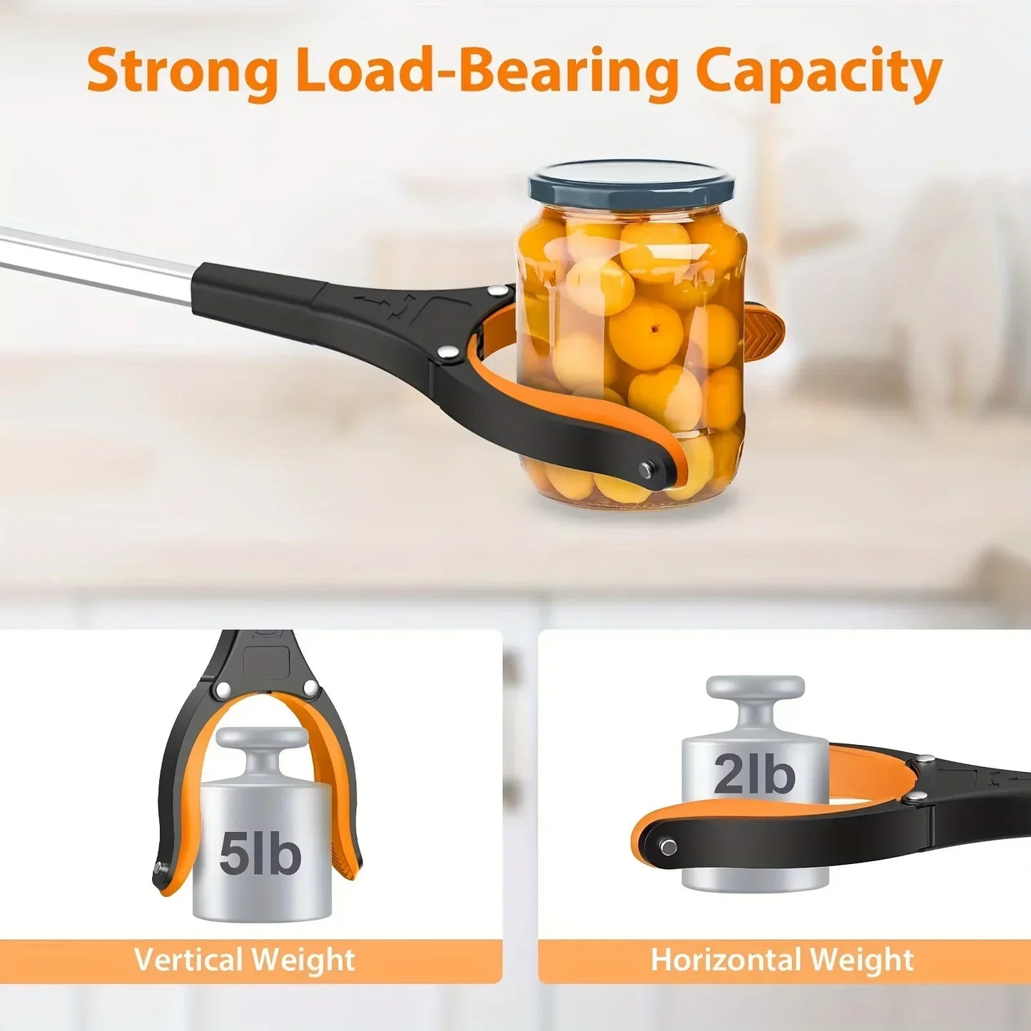 Garbage Picker Gripper With 360 ° Rotating Clip, 32 Inch Lightweight, Heavy-Duty Gripper, Grabbing Tool