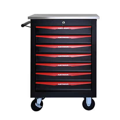7 Drawer Rolling Tool Box Hardware Storage