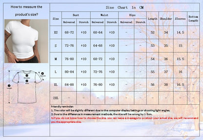 Womens tight fitting, sporty TEE Shirt in several solid colors.