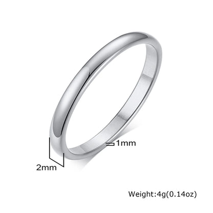 Gold Color Wedding Band.  Stainless steel Ring  for Women and  Men. US Sizes 4 5 6 7 8 9 10 11 12 13 14 15 Free Shipping