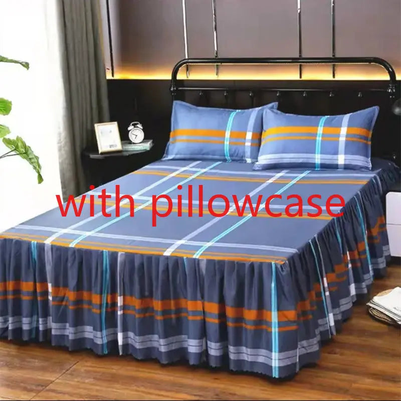 Sheet Set Household with Pillowcase Fashion Modern Water-proof Universal Skin-friendly Single Double Home Textile Bedding Luxury