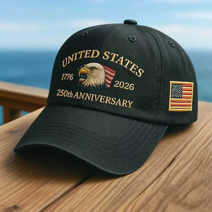 Flag  and USA Eagle Embroidery  on cap, Casual,  Breathable Sports Hat,  Outdoor Sunscreen Dad Hats For Women/ Men
