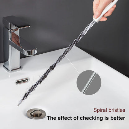 Pipe Dredging Brush hair colloection.  Sewer Sink Cleaning Brush /Drain Cleaner,  Flexible  tool