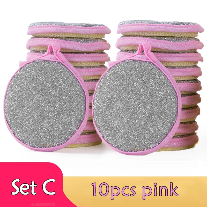5/10/20Pcs Double Side Dishwashing Sponge and Dish Washing Brush.  Pan,  Pot, Dish Washing  Sponges for Household Cleaning.