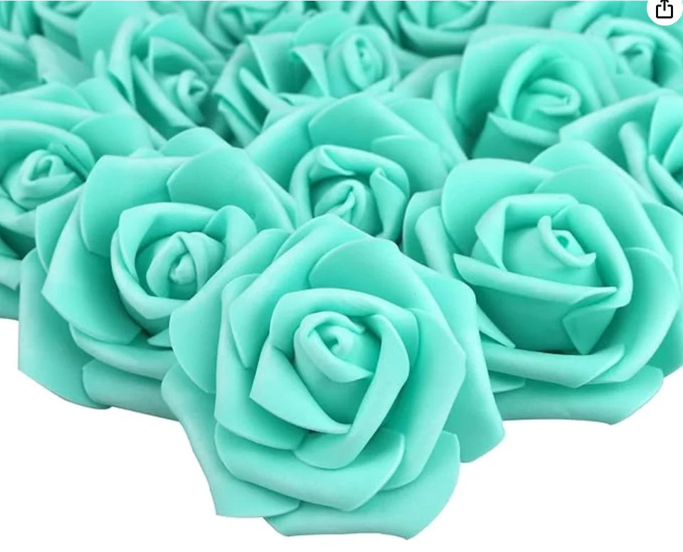 10/20/50Pcs Artificial Foam Rose Flowers,  Fake Flower for Home,  Room,  Decor for  Wedding Party, Halloween, Thanksgiving,  Christmas, Valinrtines Day