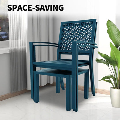 Patio Bistro Set,  3 Piece, Bistro Table and Chairs (Set of 2 ) Outdoor, Small Patio Furniture Sets with Coffee Table Garden Supplies,
