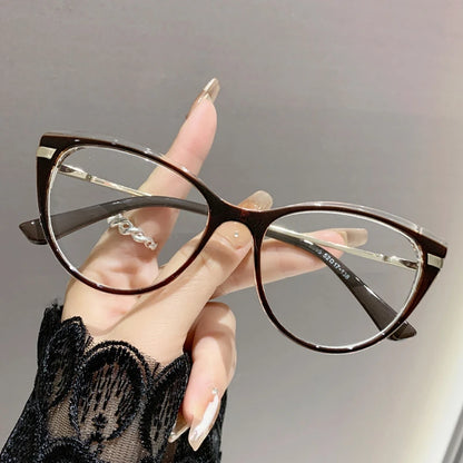 .  -0 -0.5 -0.75 Photosensitive Myopia Glasses Cat Eye Anti Blue Light/myopia Glasses Flat Metal Eyeglass Frame for Myopia Glasses. If Color/RX choices are missing, maybe you can just find a different color than your FAV.  Th