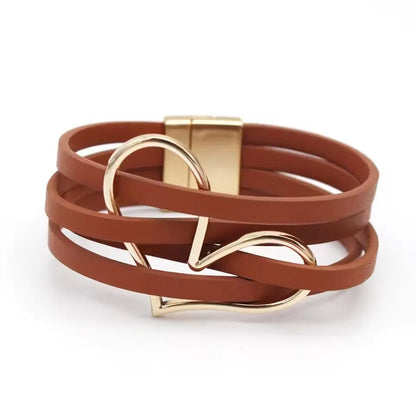 Leather Bracelets For Women, Fashion Bracelets & Bangles , Elegant Multilayer Wide Wrap Bracelet. Jewelry Gift.  All Colors Available except Lt. GRAY and AQUA