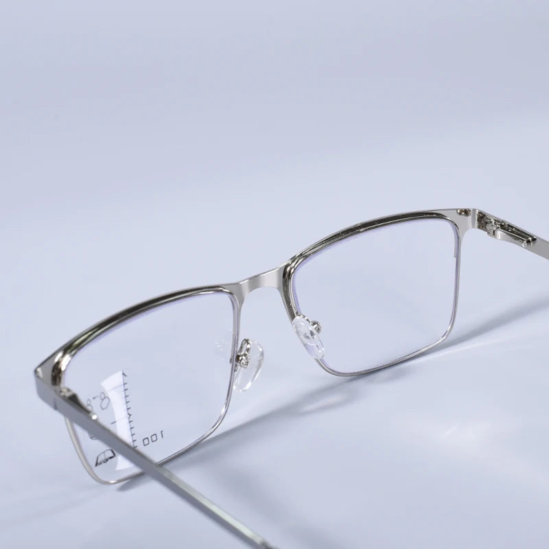 Double Color Overszie Frame,  with  Progressive Multifocal Reading Glasses with High-definition.   Glasses for  Men and Women.  Anti -Blue Light, Presbybo.  ONLY +175 is all gone.  All others very GOOD availability. COLOR is