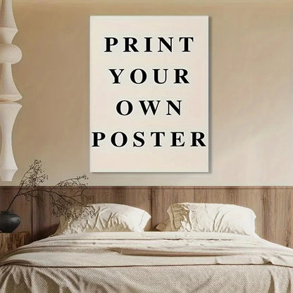 Custom Canvas Printing/  Personalized Photo Poster, Suitable for Weddings Pets Birthdays Frameless